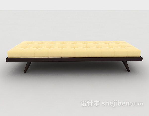 现代风格家居沙发凳3d模型下载