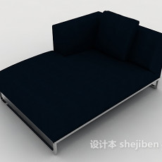 深色休闲单人沙发3d模型下载