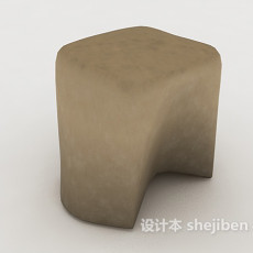 个性沙发凳子3d模型下载