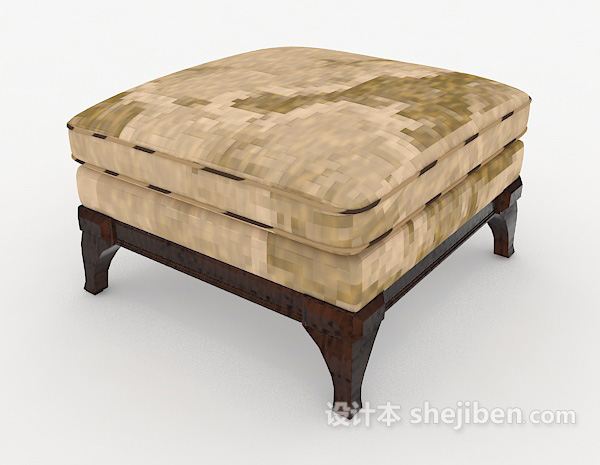 免费现代个性沙发凳3d模型下载