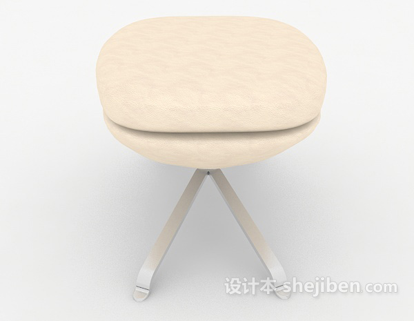 现代风格现代沙发凳3d模型下载