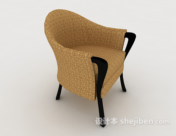 免费简欧风格居家椅3d模型下载
