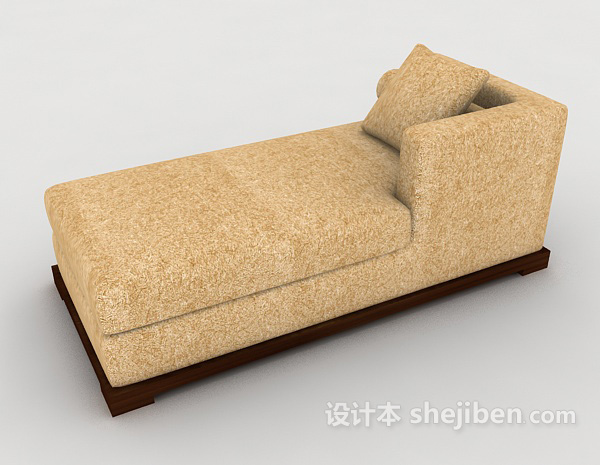 设计本新中式躺椅沙发3d模型下载