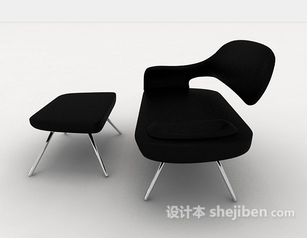 设计本个性简约现代椅子3d模型下载