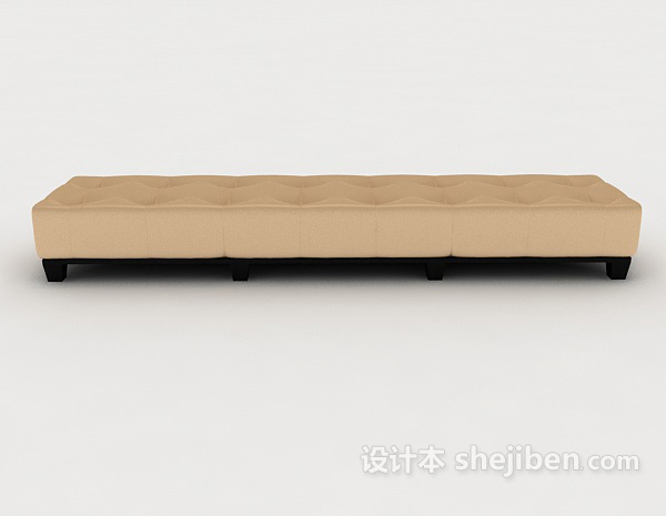 现代风格现代风格沙发长凳3d模型下载