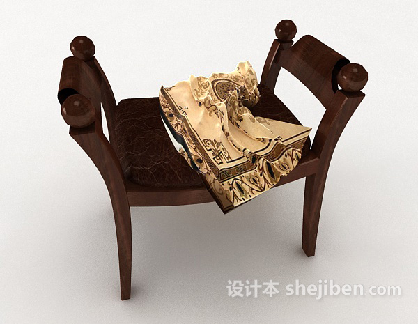 设计本精致家居椅3d模型下载