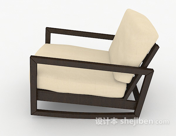 设计本新中式简单家居椅3d模型下载