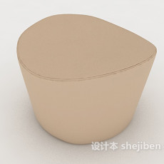 现代简单沙发凳3d模型下载