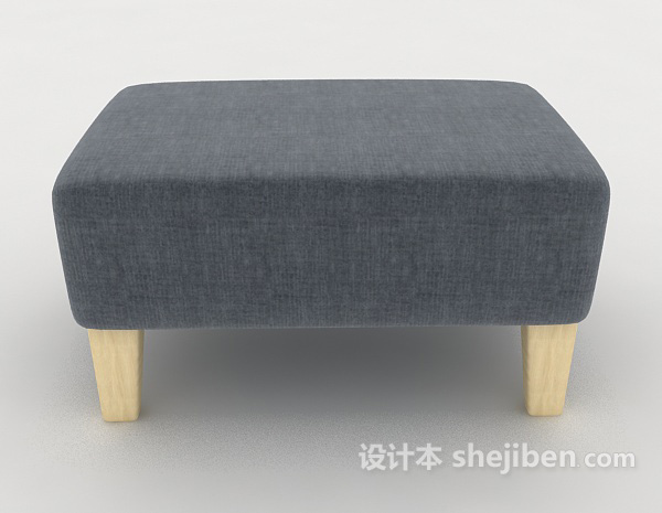 设计本现代风格简单沙发凳3d模型下载
