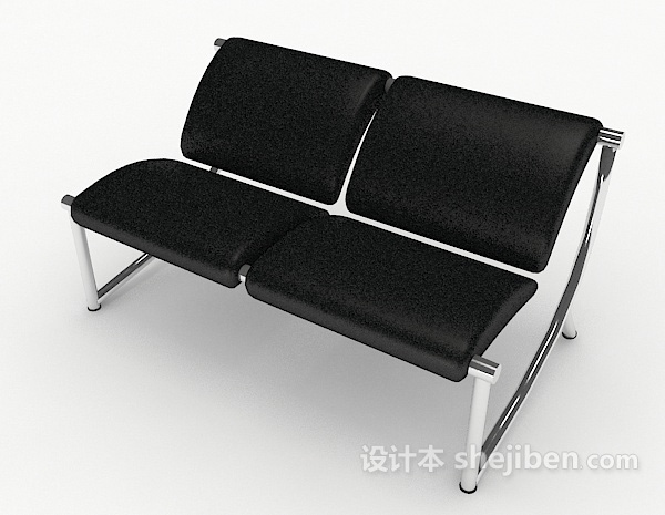 免费现代简约个性双人沙发3d模型下载