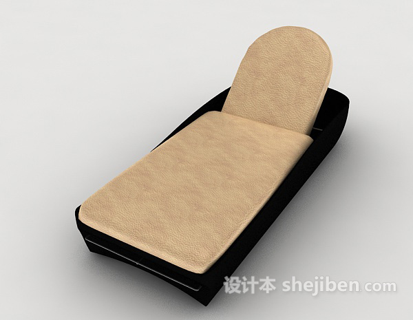 免费单人现代躺椅沙发3d模型下载