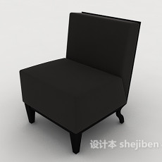 现代简约灰色家居椅3d模型下载