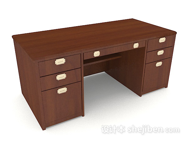 现代简单木质书桌