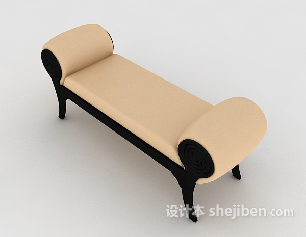 设计本简约沙发凳子3d模型下载