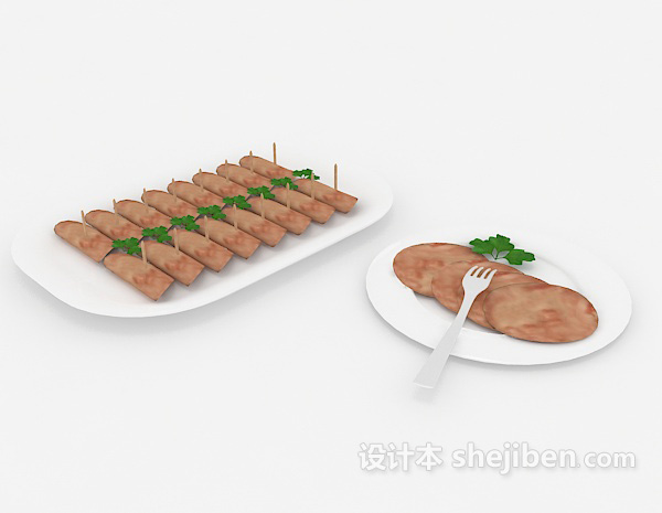 肉片3d模型下载
