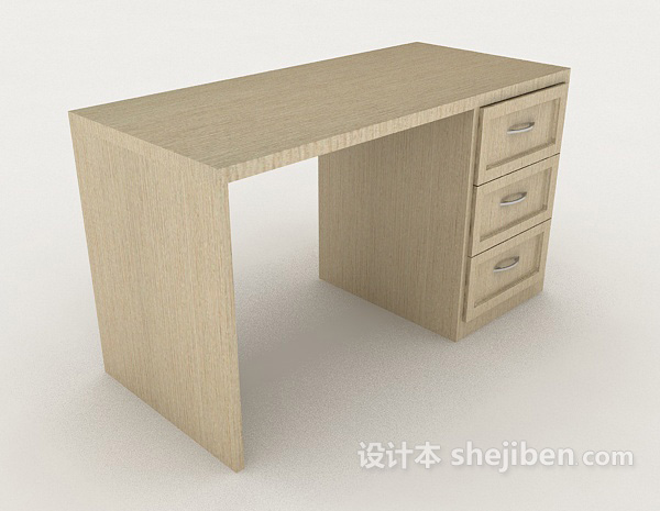 简单长方书桌