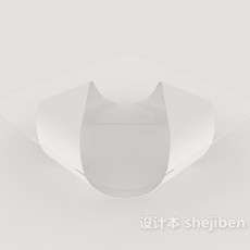 透明玻璃个性茶几3d模型下载