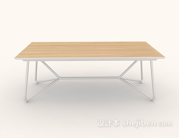 现代风格现代简单餐桌3d模型下载