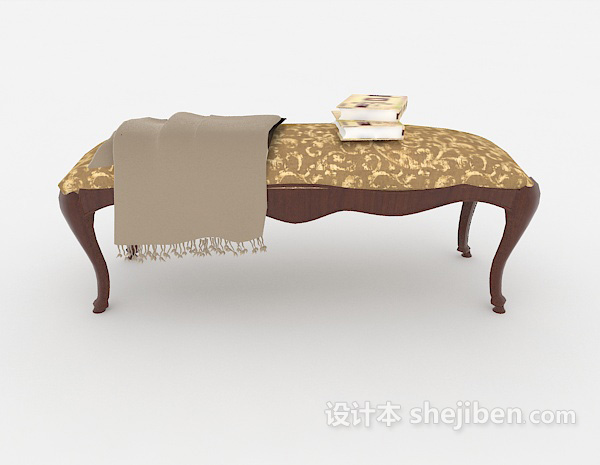 欧式风格欧式居家休闲椅3d模型下载