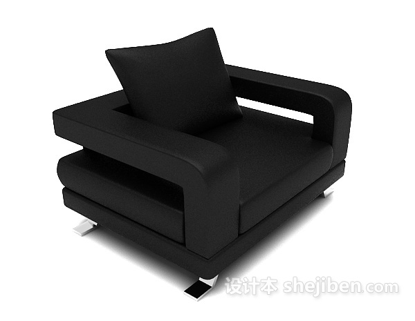 设计本个性设计单人沙发3d模型下载