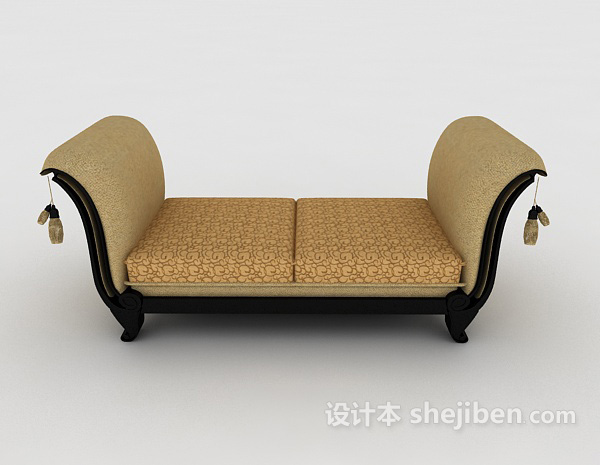 欧式风格欧式常见居家休闲椅3d模型下载