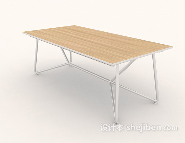 设计本现代简单餐桌3d模型下载