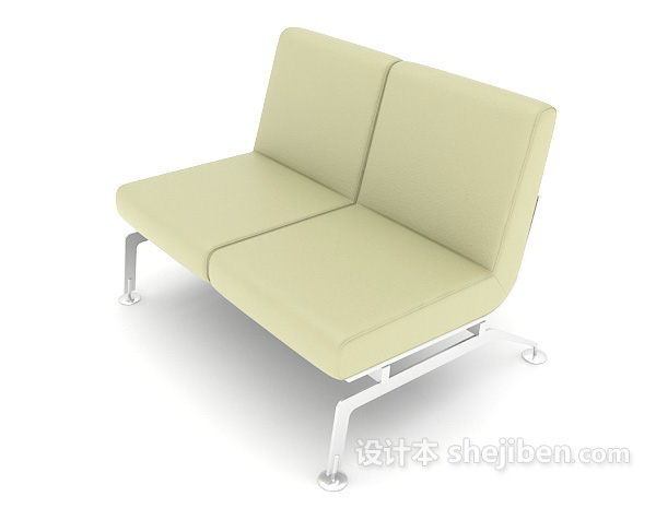 设计本双人休闲椅3d模型下载