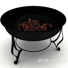 炭烤炉3d模型下载
