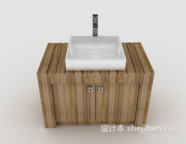 现代风格现代简约洗面盆3d模型下载