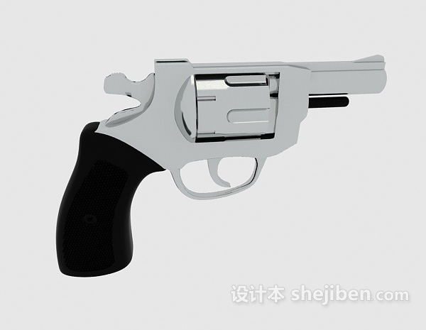 短式手枪3d模型下载