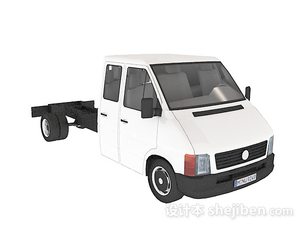 现代拖车3d模型下载