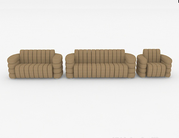 免费现代个性组合沙发3d模型下载