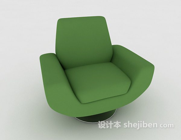绿色沙发3d模型下载
