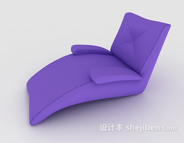 设计本简约沙发躺椅3d模型下载
