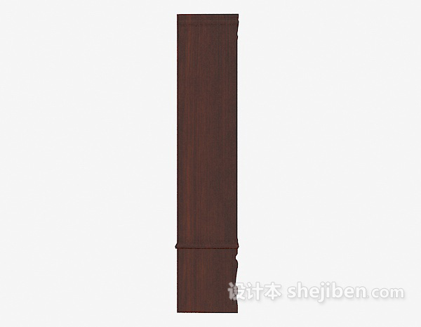 设计本吉娜越木质柜子3d模型下载