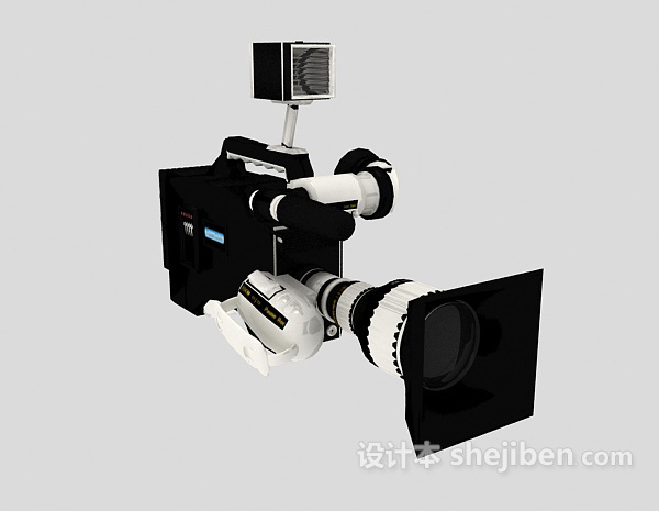 现代风格摄像机3d模型下载
