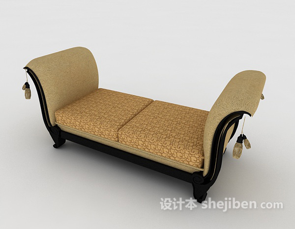 免费欧式常见居家休闲椅3d模型下载