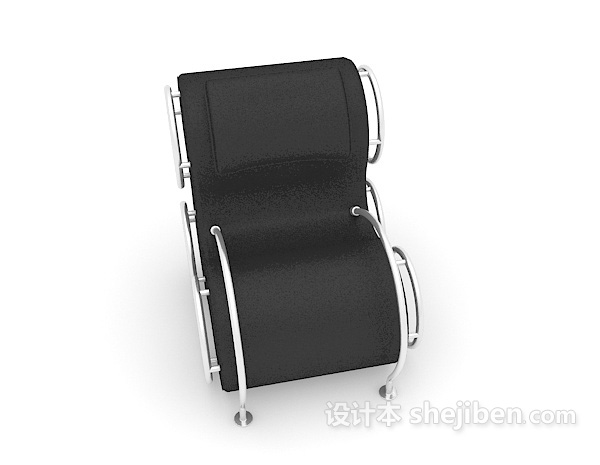 现代风格黑色个性沙发3d模型下载