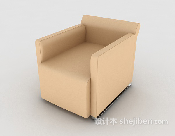 时尚简单沙发3d模型下载