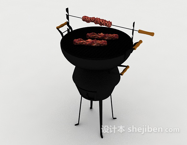 设计本烤肉架3d模型下载