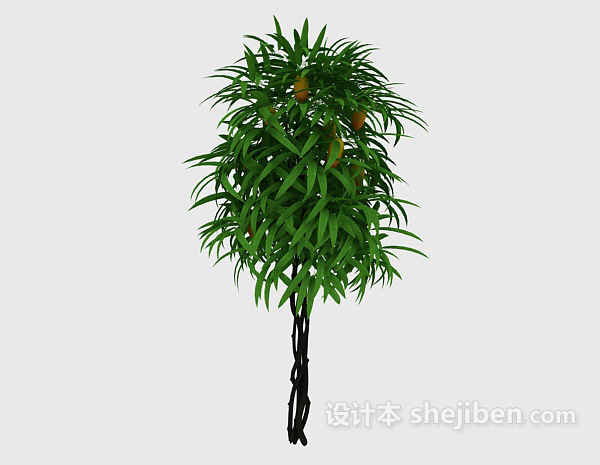 免费藤蔓装饰植物3d模型下载