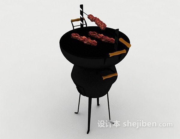 免费烤肉架3d模型下载