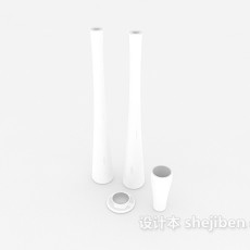 白色陶瓷工艺品3d模型下载