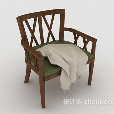 简便家居椅3d模型下载