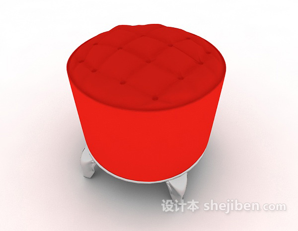 设计本欧式家居沙发凳3d模型下载