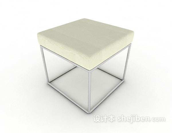 设计本现代板凳3d模型下载