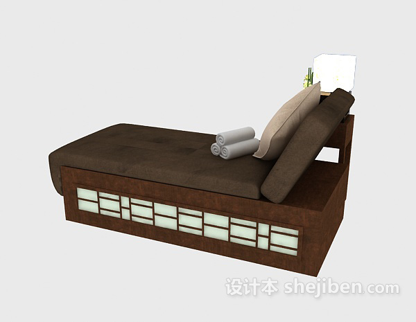 免费新中式时尚简单休闲椅3d模型下载