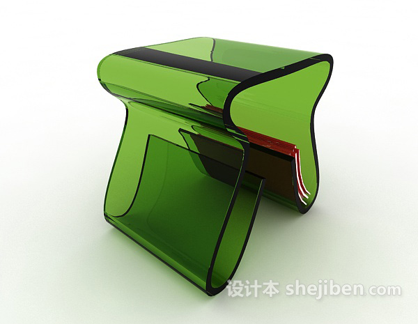设计本塑料多功能板凳3d模型下载