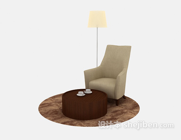 设计本简约家具桌椅3d模型下载