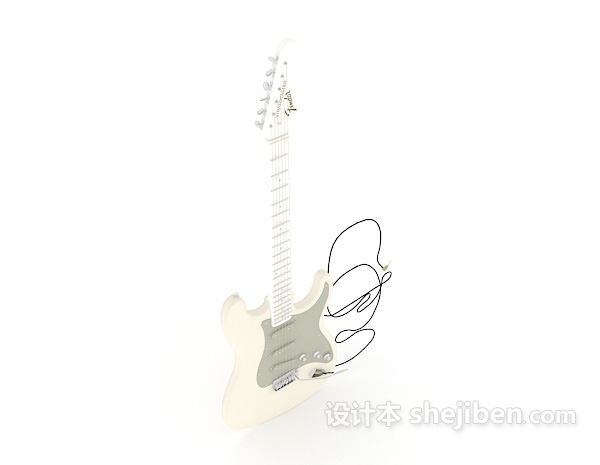 电吉他3d模型下载